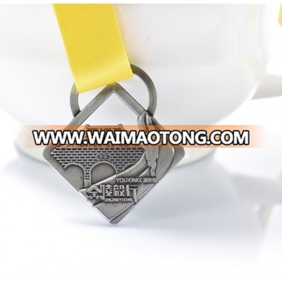 Customized 3D Embossed Logo Metal Award Medals For Sporting