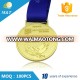 Cheap Custom Design Metal Gold Plating 5km Charity Run Finisher Medal