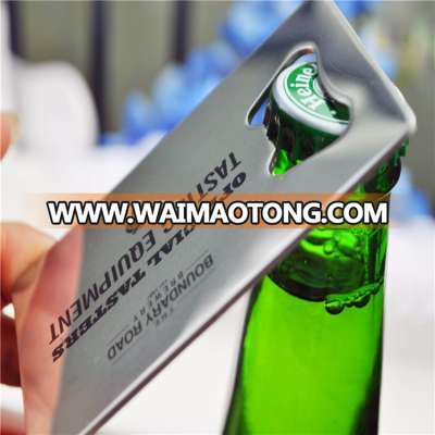 Customized Stainless steel Credit Card Shape Bottle Opener